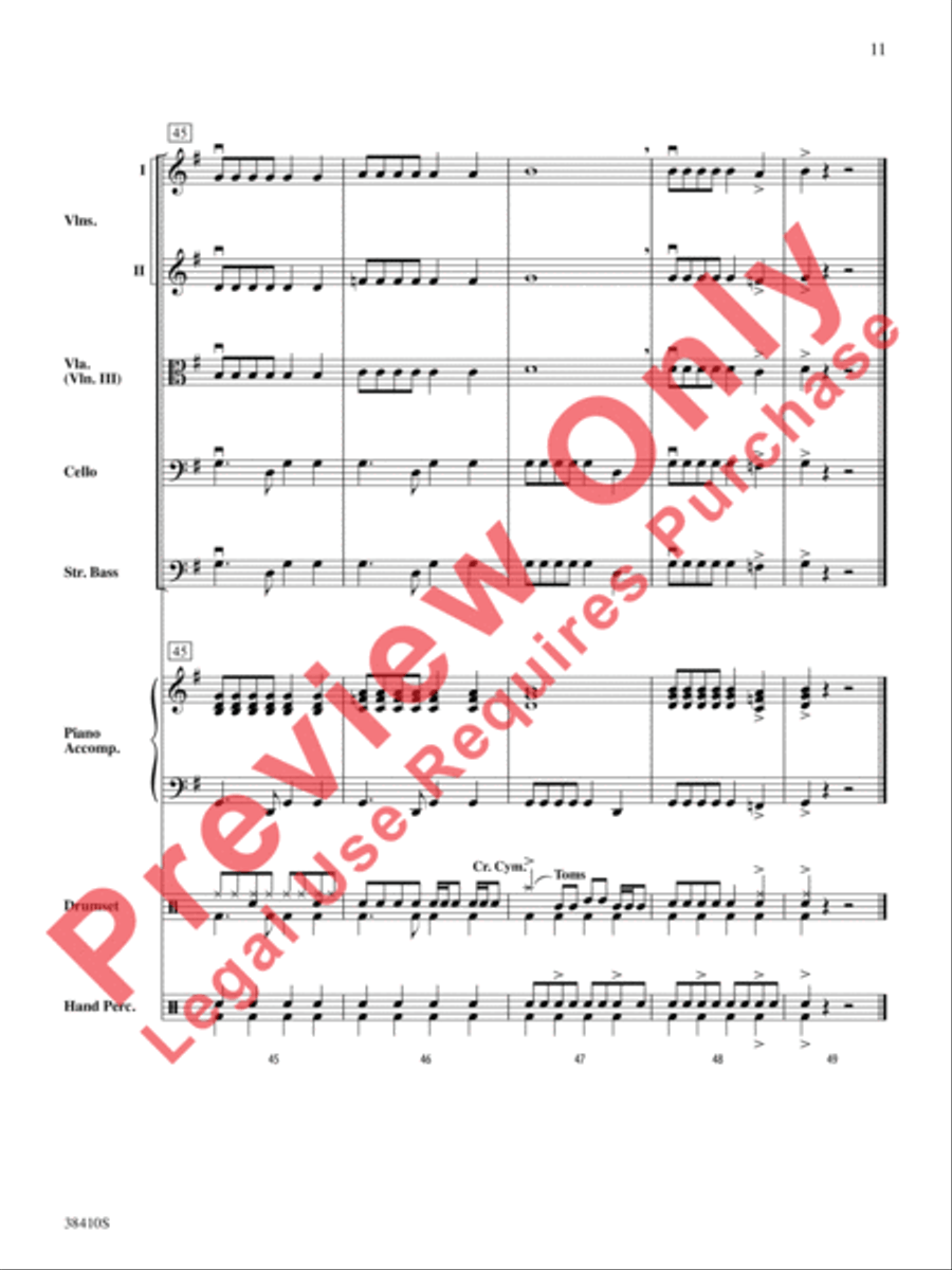 Any Way You Want It String Orchestra scores gallery preview page 12