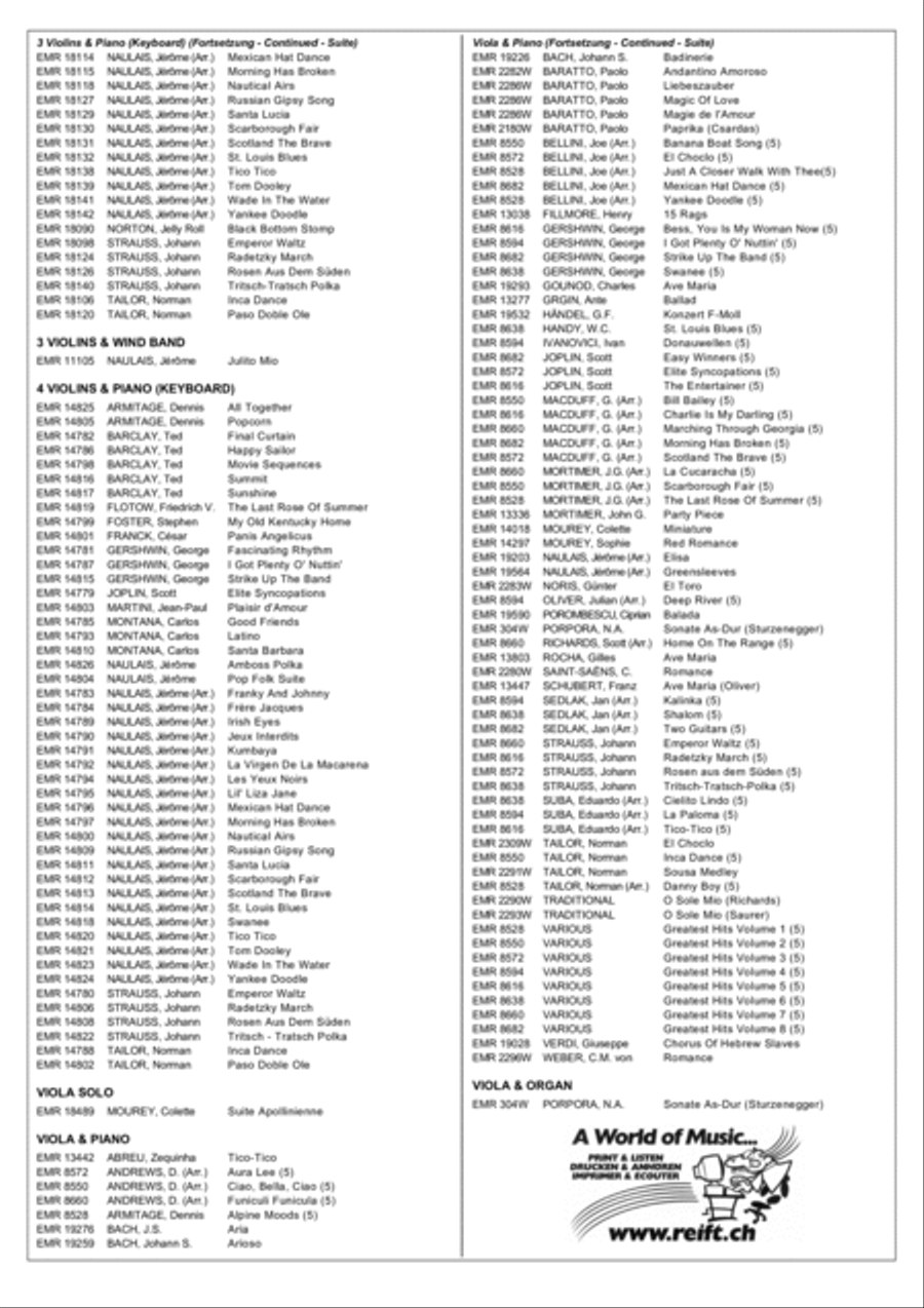 Halleluja (Handel) / Ave Maria (Bach-Gounod) / Trumpet Voluntary (Clarke) Trumpet scores gallery preview page 6