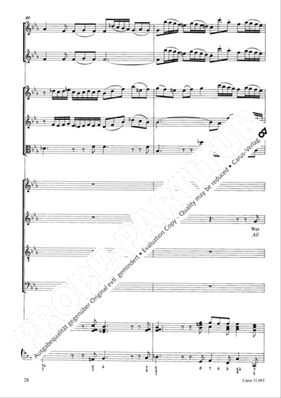 All those who seek God's sov'reign guidance (Wer nur den lieben Gott lasst walten) 4-Part scores gallery preview page 29
