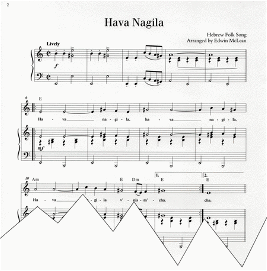 Hava Nagila Voice Solo scores gallery preview page 3