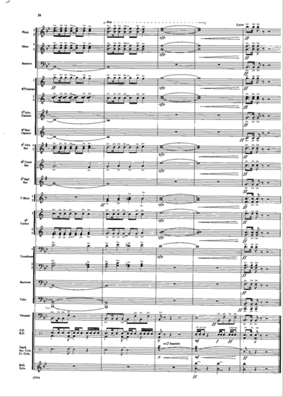 A Rainbow Bridge A Rainbow Bridge Concert Band scores gallery preview page 24