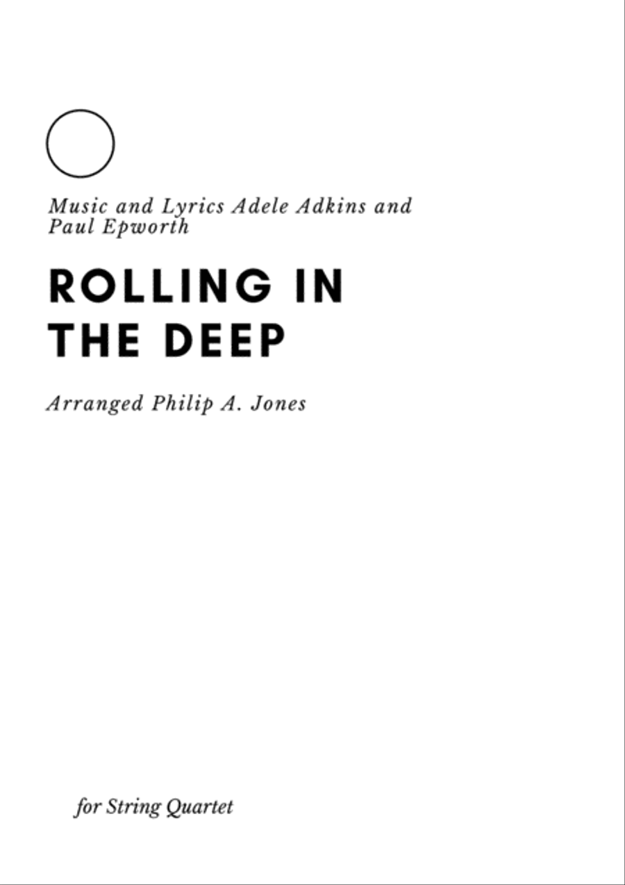 Rolling In The Deep String Quartet scores gallery preview page 3