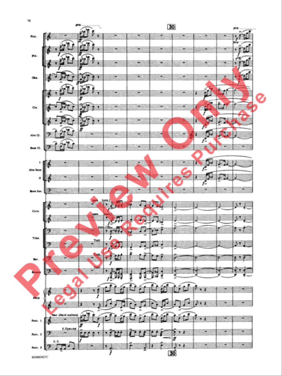 La Fiesta Mexicana Concert Band scores gallery preview page 75