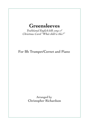 Book cover for Greensleeves - Bb Trumpet/Cornet and Piano