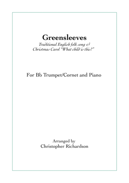 Greensleeves - Bb Trumpet/Cornet and Piano image number null