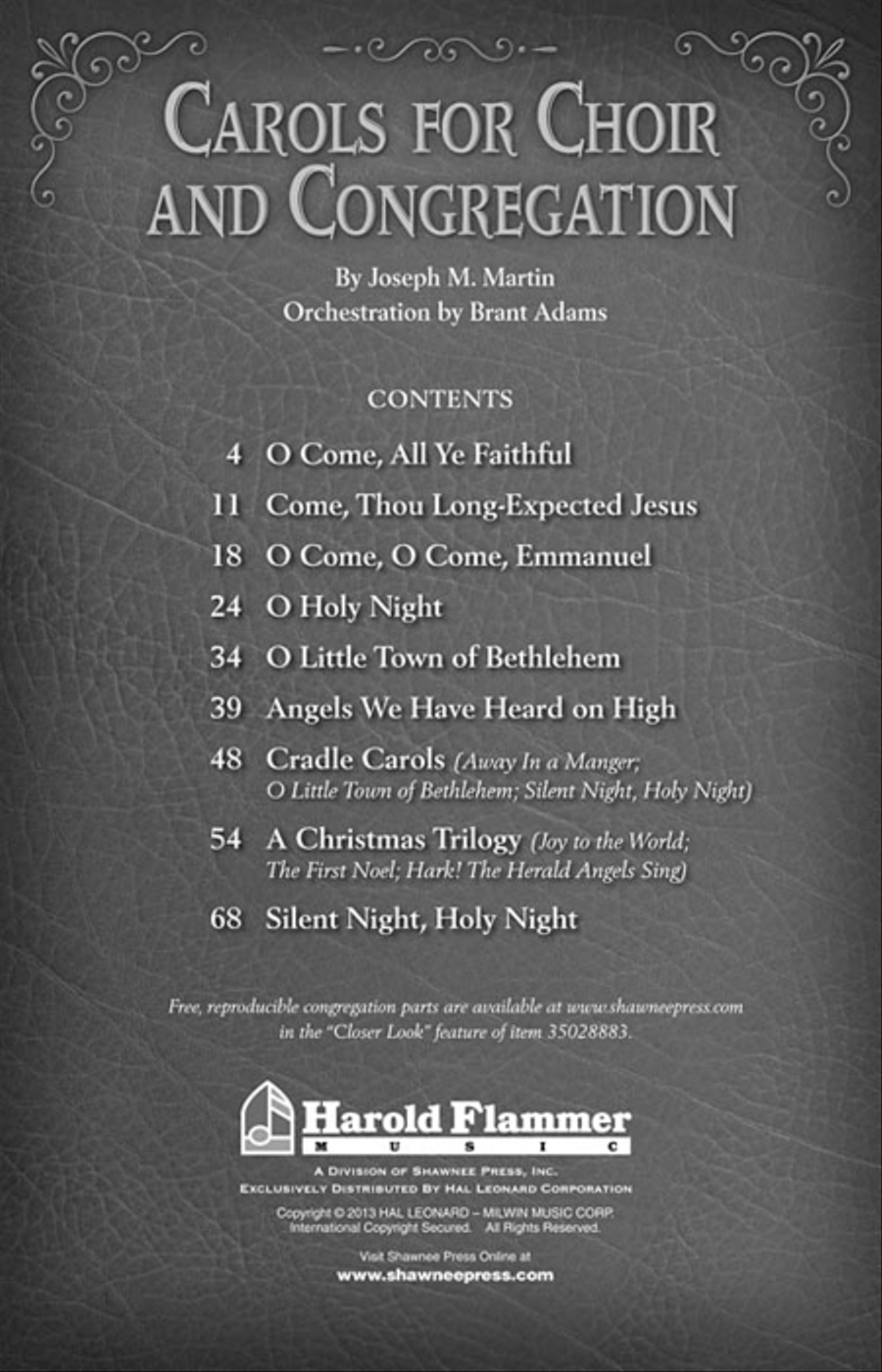 Carols for Choir and Congregation 4-Part scores gallery preview page 3