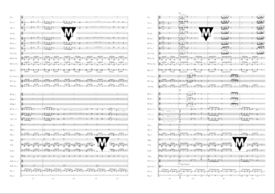 The Idol of the Flies Concert Band scores gallery preview page 21