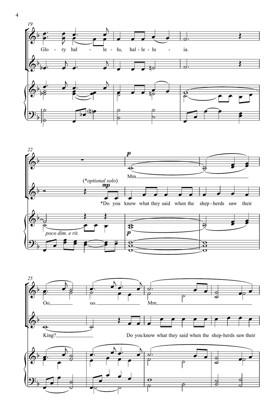 Do You Know What They Sang? SSA scores gallery preview page 4