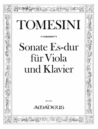Book cover for Sonata E flat major