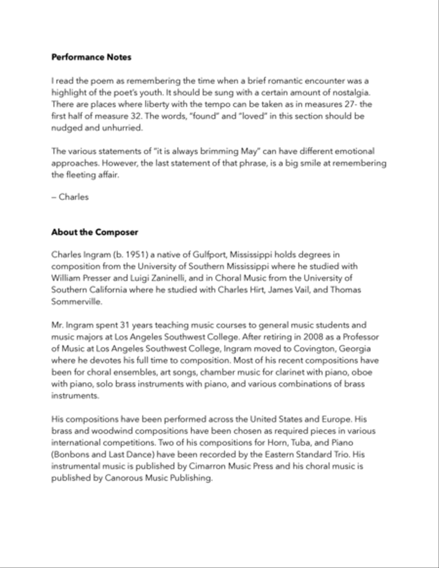 A Golden Day SSA scores gallery preview page 2