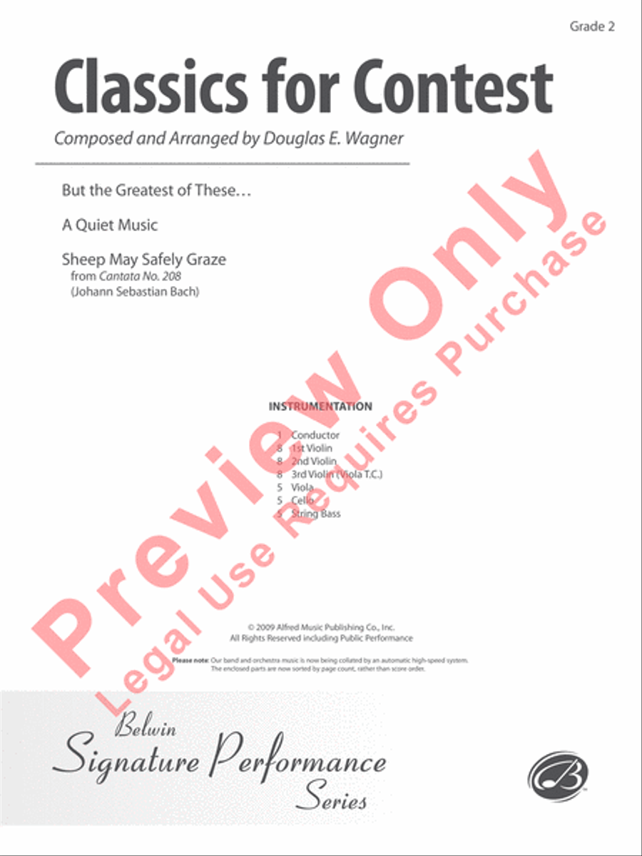 Classics for Contest Classics for Contest String Orchestra scores gallery preview page 2