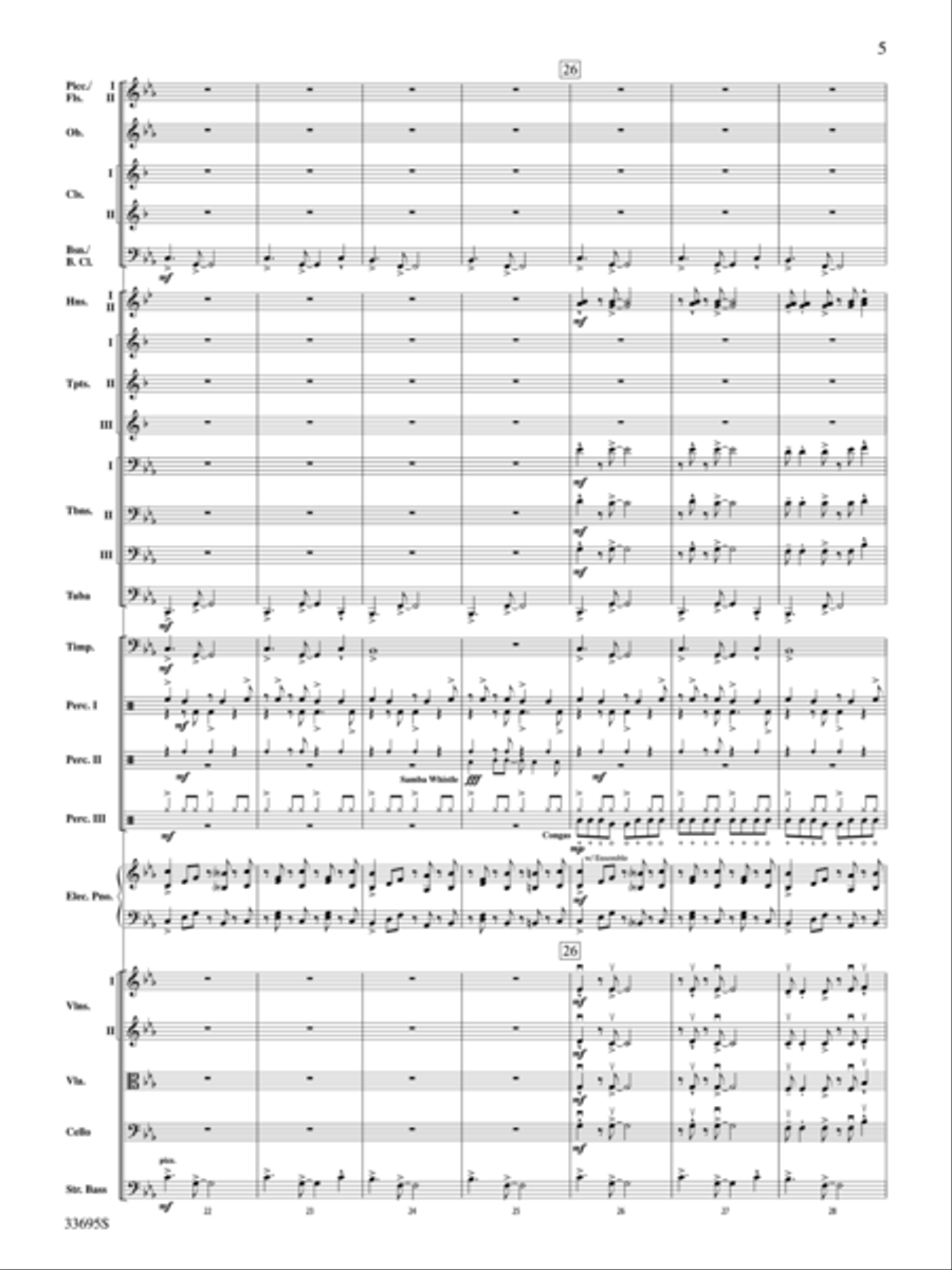 Danzas Cubanas Danzas Cubanas Full Orchestra scores gallery preview page 25