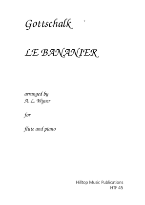 Book cover for Le Bananier arr. flute and piano