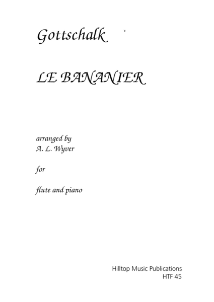 Le Bananier arr. flute and piano image number null