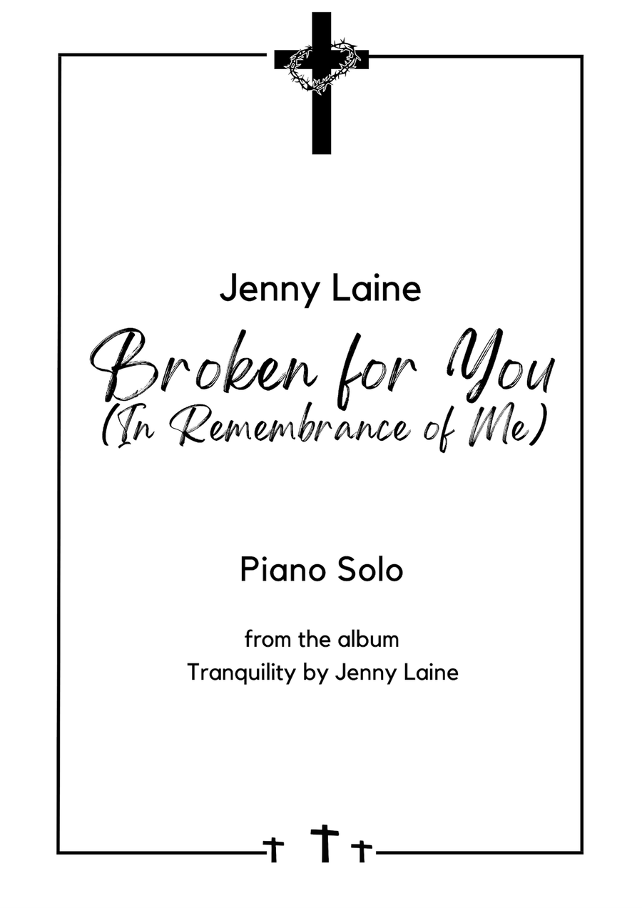 Broken for You (In Remembrance of Me) Piano Solo scores gallery preview page 1