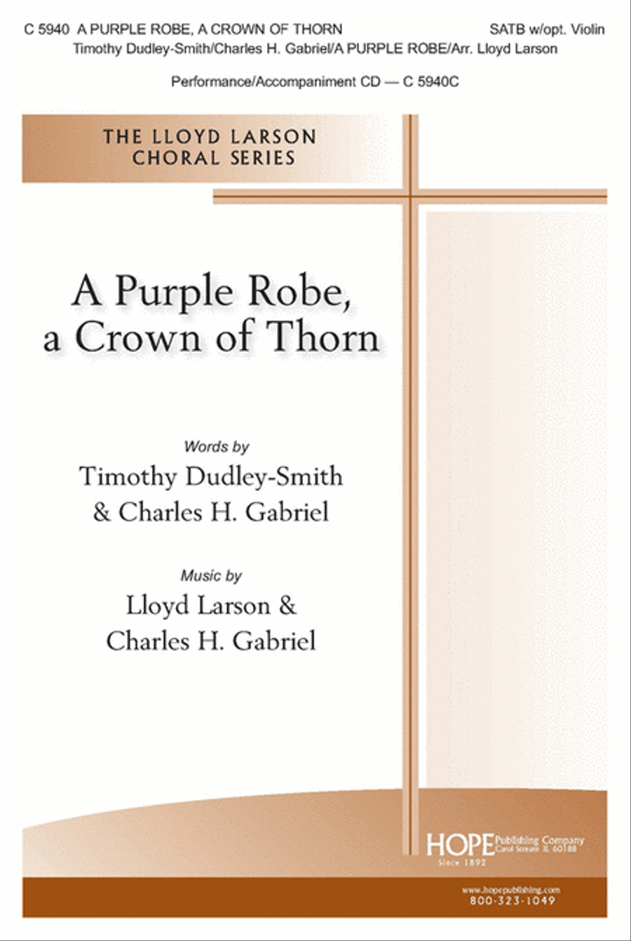 A Purple Robe, a Crown of Thorn 4-Part scores gallery preview page 1