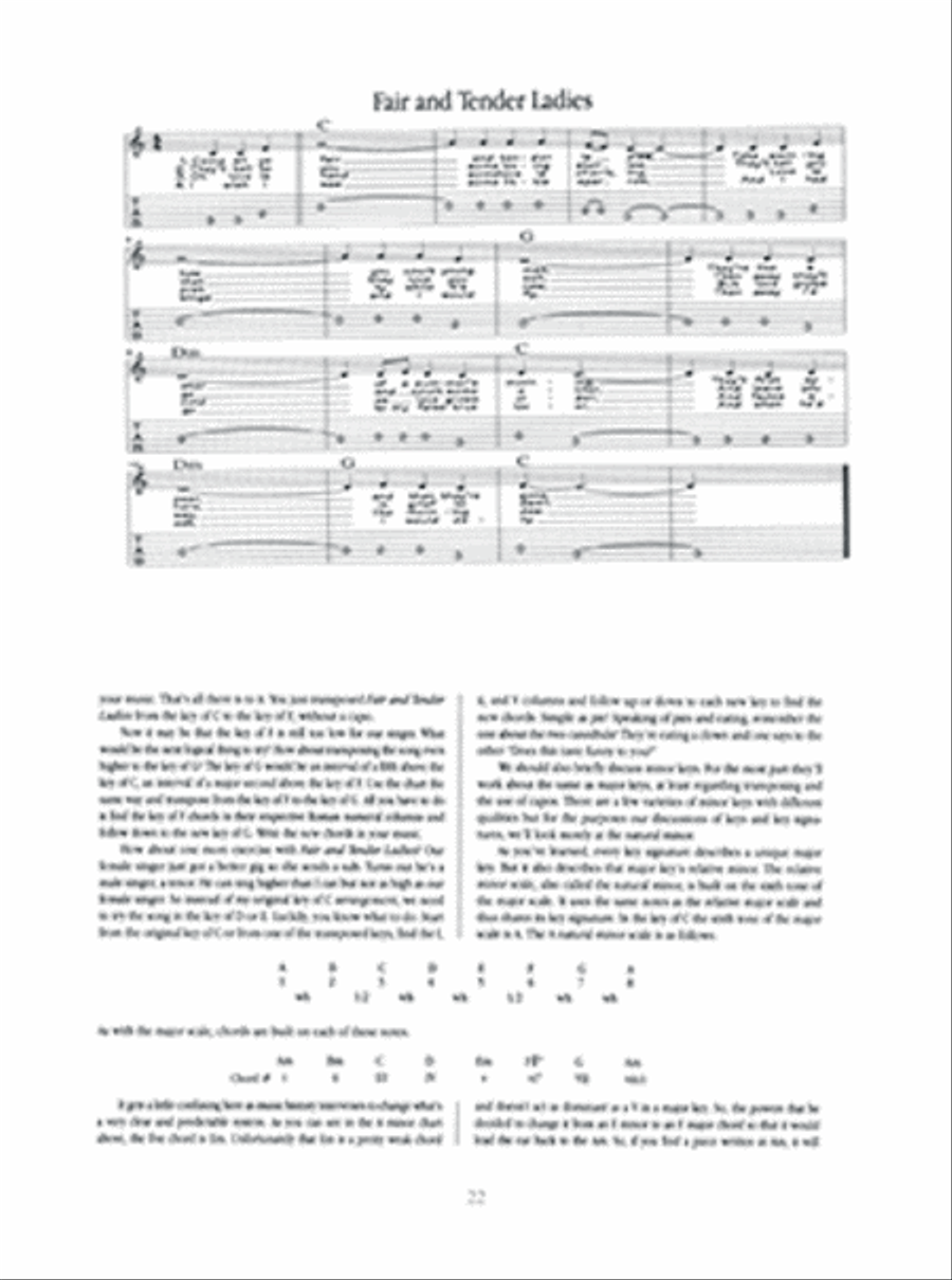 Guide to Capo, Transposing & the Nashville Numbering System Acoustic Guitar scores gallery preview page 3