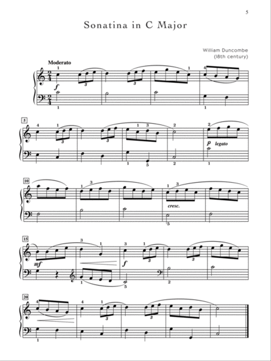 Sonatina Masterworks, Book 1 Piano Solo scores gallery preview page 3