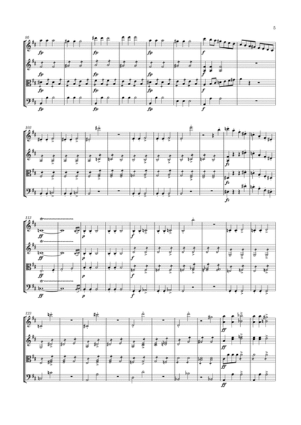 Schubert - String Quartet No.6 in D major, D.74