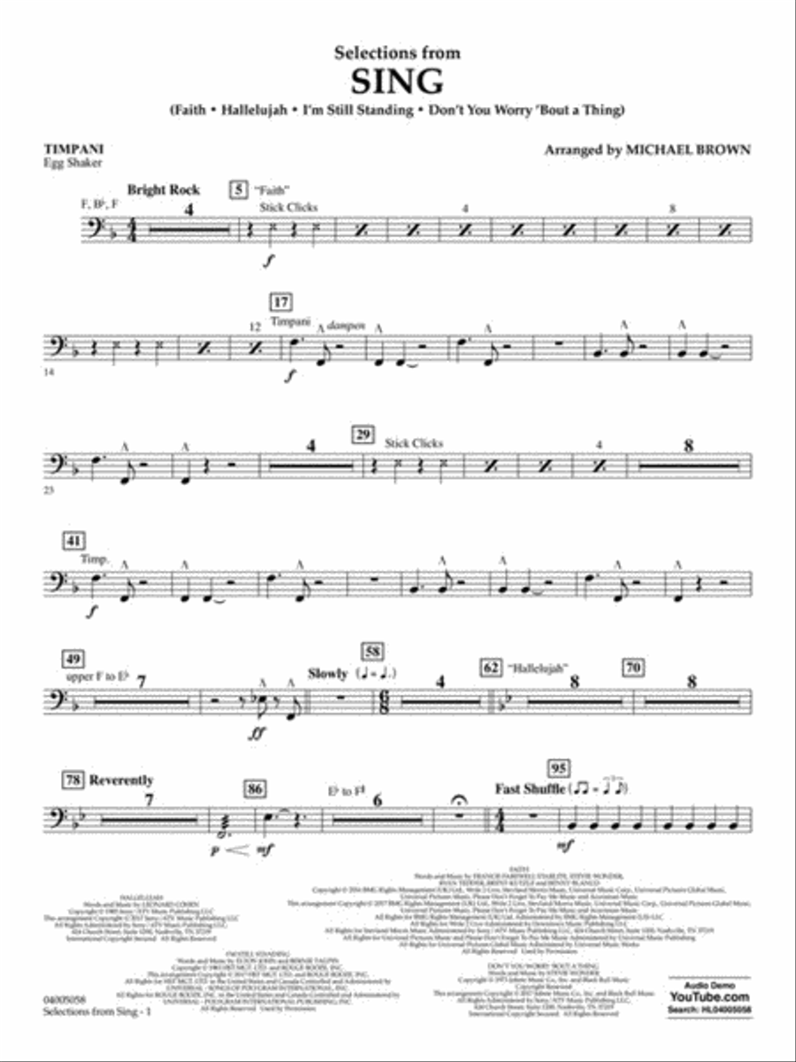 Selections from Sing Concert Band scores gallery preview page 13