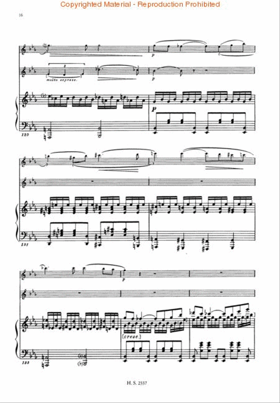 Trio No. 1, Op. 8 Piano Trio scores gallery preview page 3
