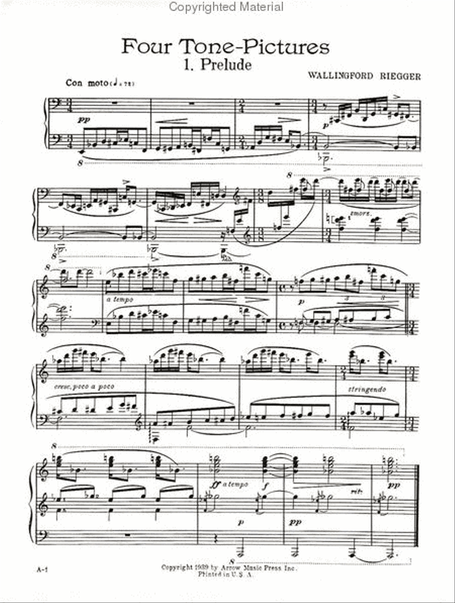 Four Tone Pictures Chamber Music scores gallery preview page 2