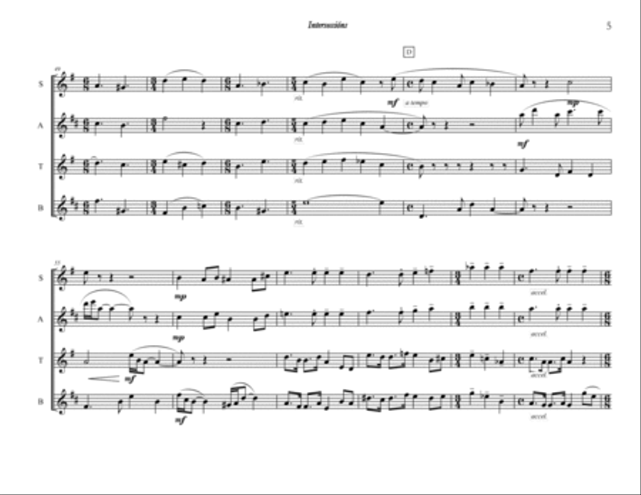 Intersecciones Brass Ensemble scores gallery preview page 6