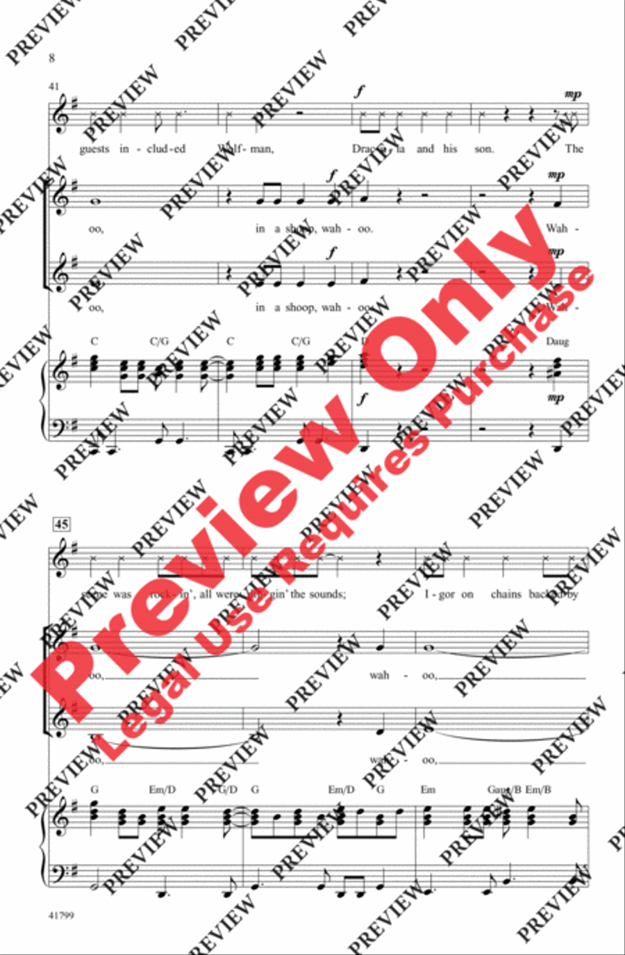 Monster Mash 2-Part scores gallery preview page 8