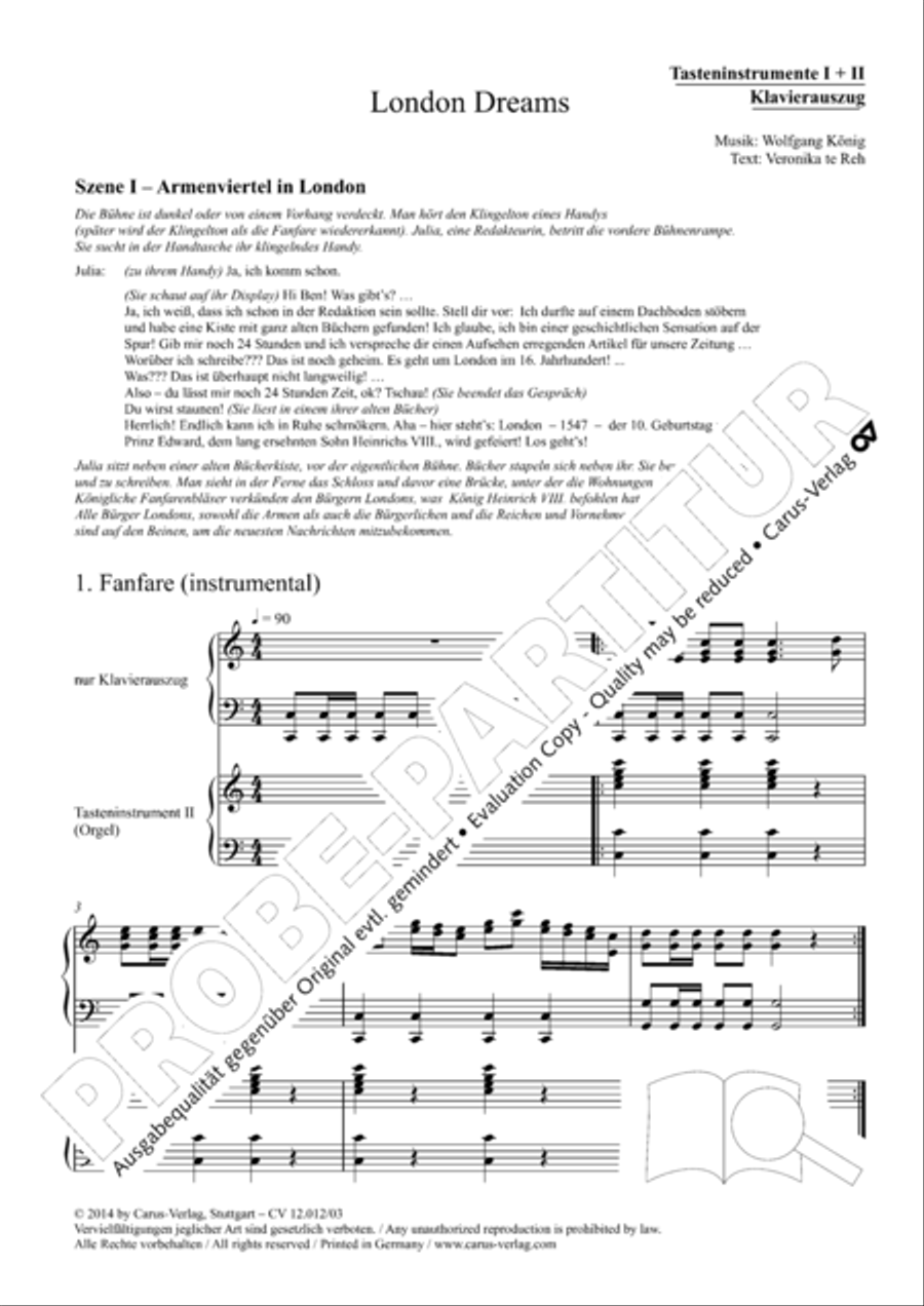 London Dreams 3-Part scores gallery preview page 6