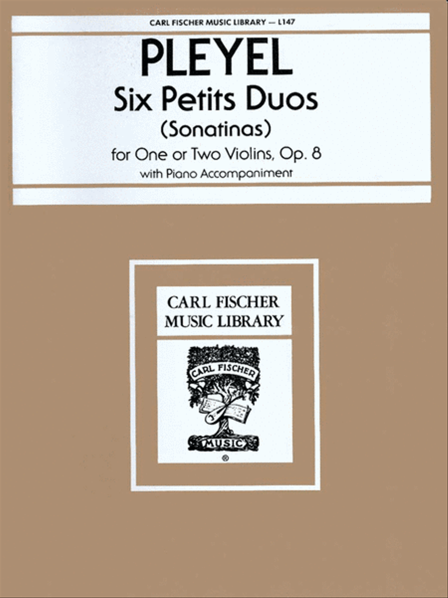 Six Petit Duos (Sonatinas), Op. 8