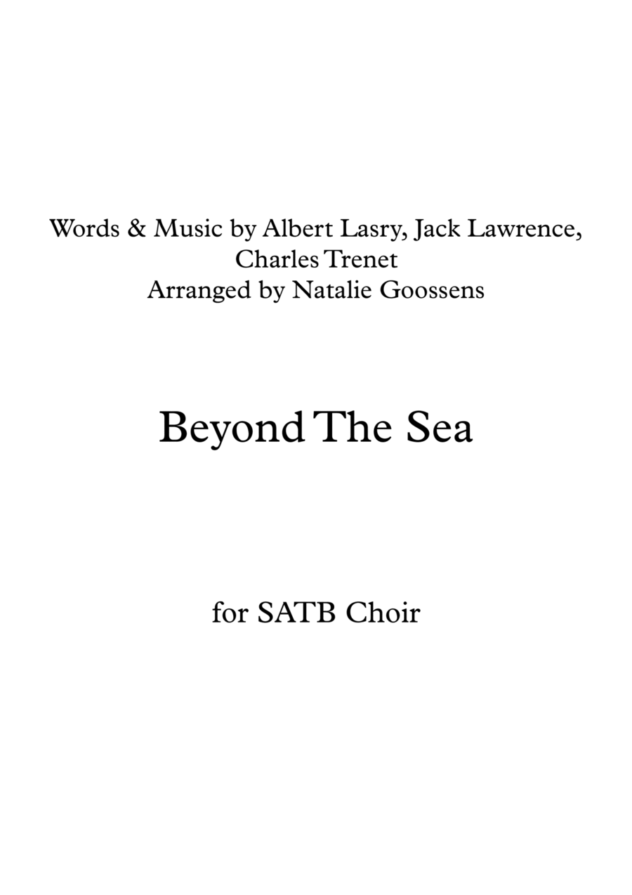 Beyond The Sea 4-Part scores gallery preview page 1