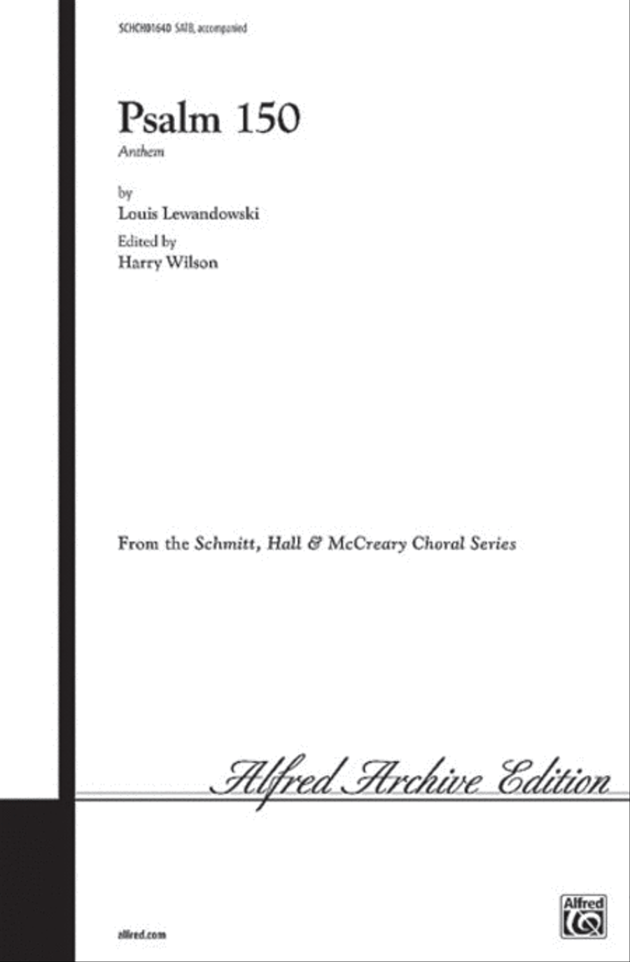 Psalm 150 (Hallelujah, Praise Ye the Lord) 4-Part scores gallery preview page 1