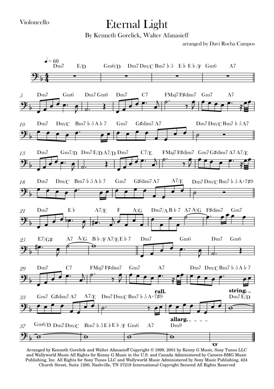 Eternal Light Chamber Music scores gallery preview page 1