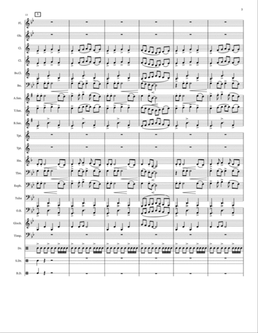 Soaring With Eagles Soaring With Eagles Concert Band scores gallery preview page 4
