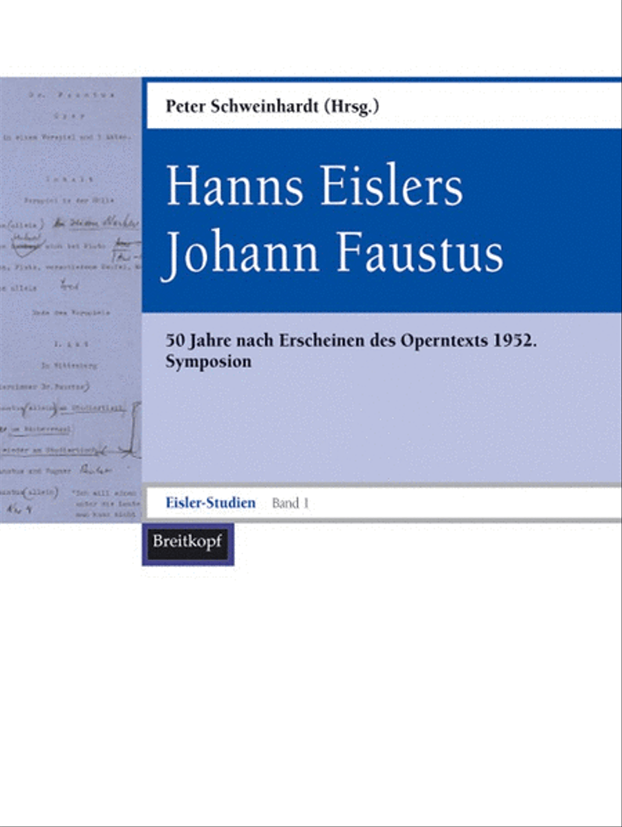 Eisler-Studien Eisler-Studien Collection / Songbook scores gallery preview page 1