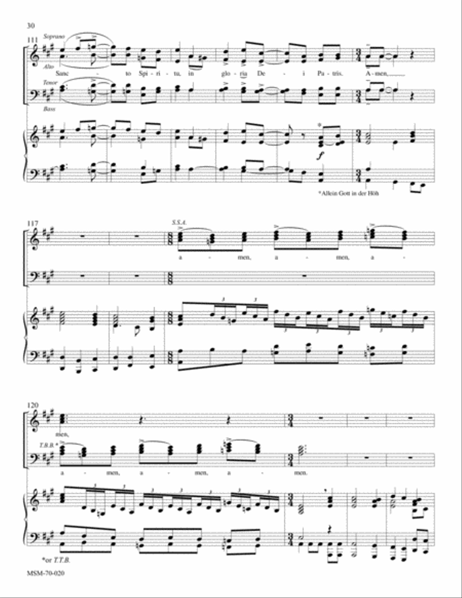 Gloria Gloria Divisi scores gallery preview page 16