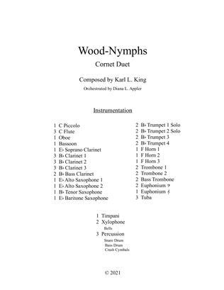Book cover for Wood-Nymphs Cornet Duet