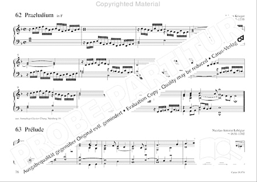 Organo pleno. Orgelstucke zum Ein- und Auszug Organ Solo scores gallery preview page 84