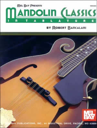 Book cover for Mandolin Classics in Tablature