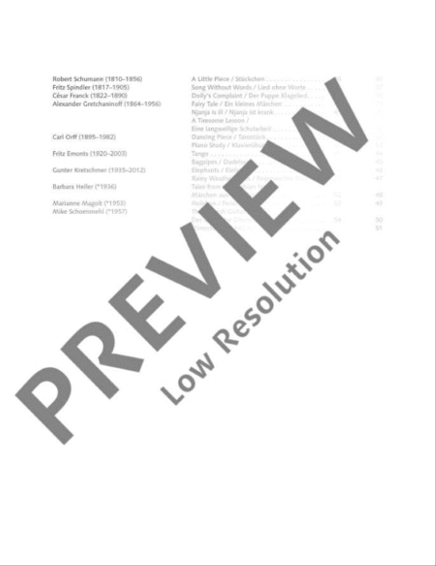 Easy Concert Pieces Piano Solo scores gallery preview page 6