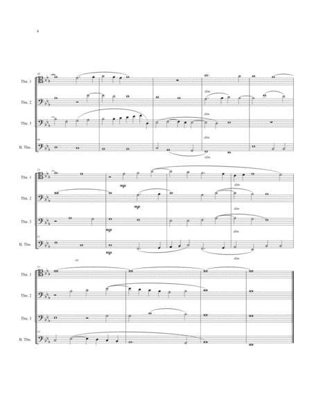 Sicet cervus for Trombone Quartet image number null