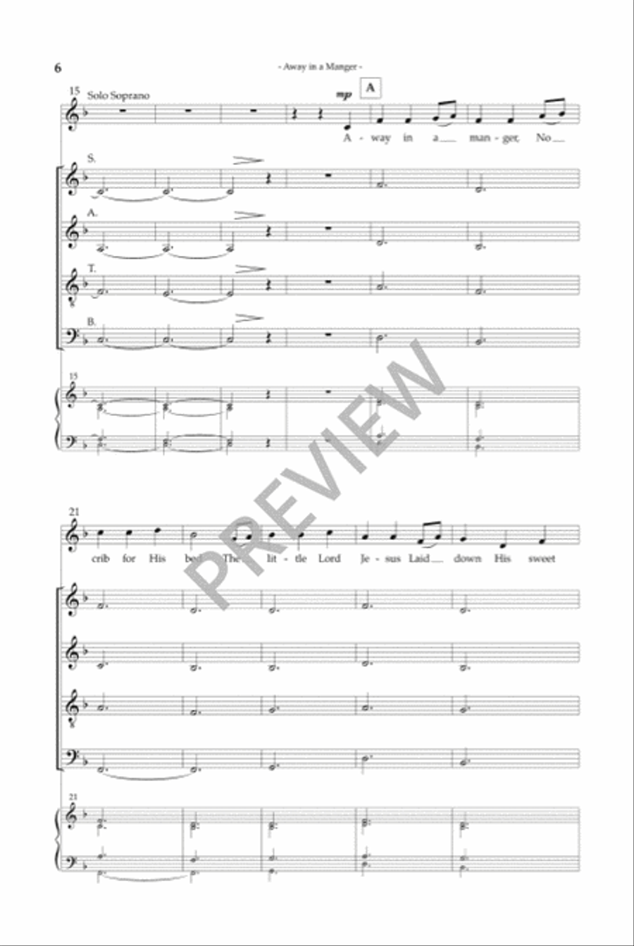 Christmas Carols, Volume 2 SSAATTBB scores gallery preview page 6