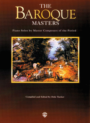 Book cover for Piano Masters -- The Baroque Masters