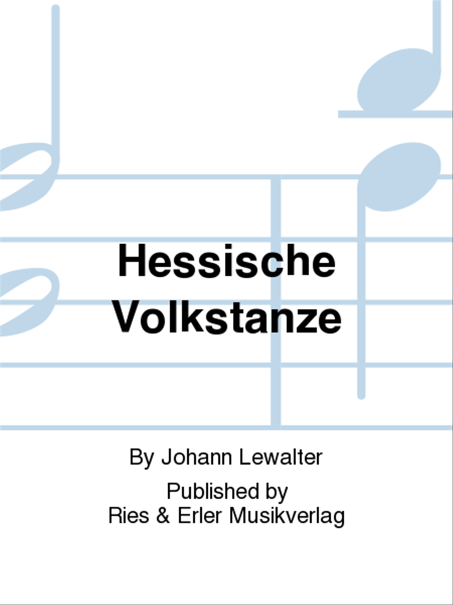 Hessische Volkstanze Hessische Volkstanze Chamber Music scores gallery preview page 1