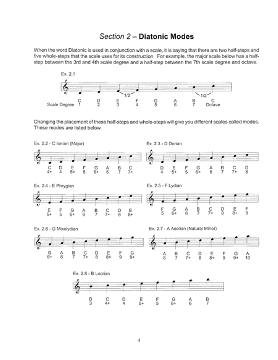 Scales, Patterns & Bending Exercises #1 Harmonica scores gallery preview page 5
