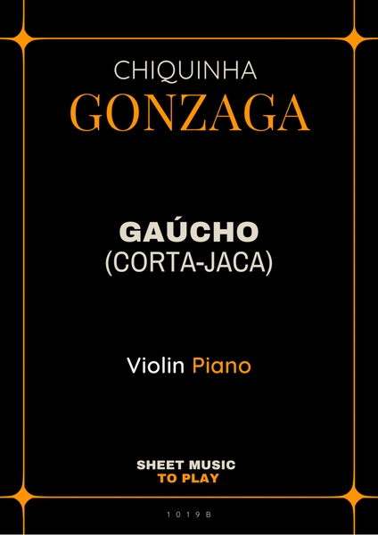 Gaúcho (Corta-Jaca) - Violin and Piano - W/Chords (Full Score and Parts) image number null