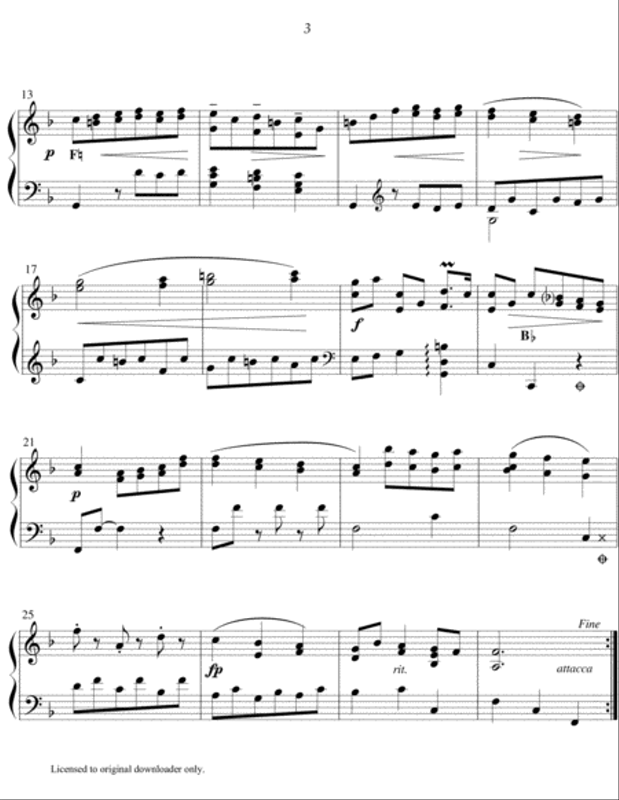 Dance of the Blessed Spirits Harp scores gallery preview page 5
