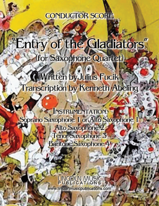 March – Entry of the Gladiators (for Saxophone Quartet SATB or AATB)