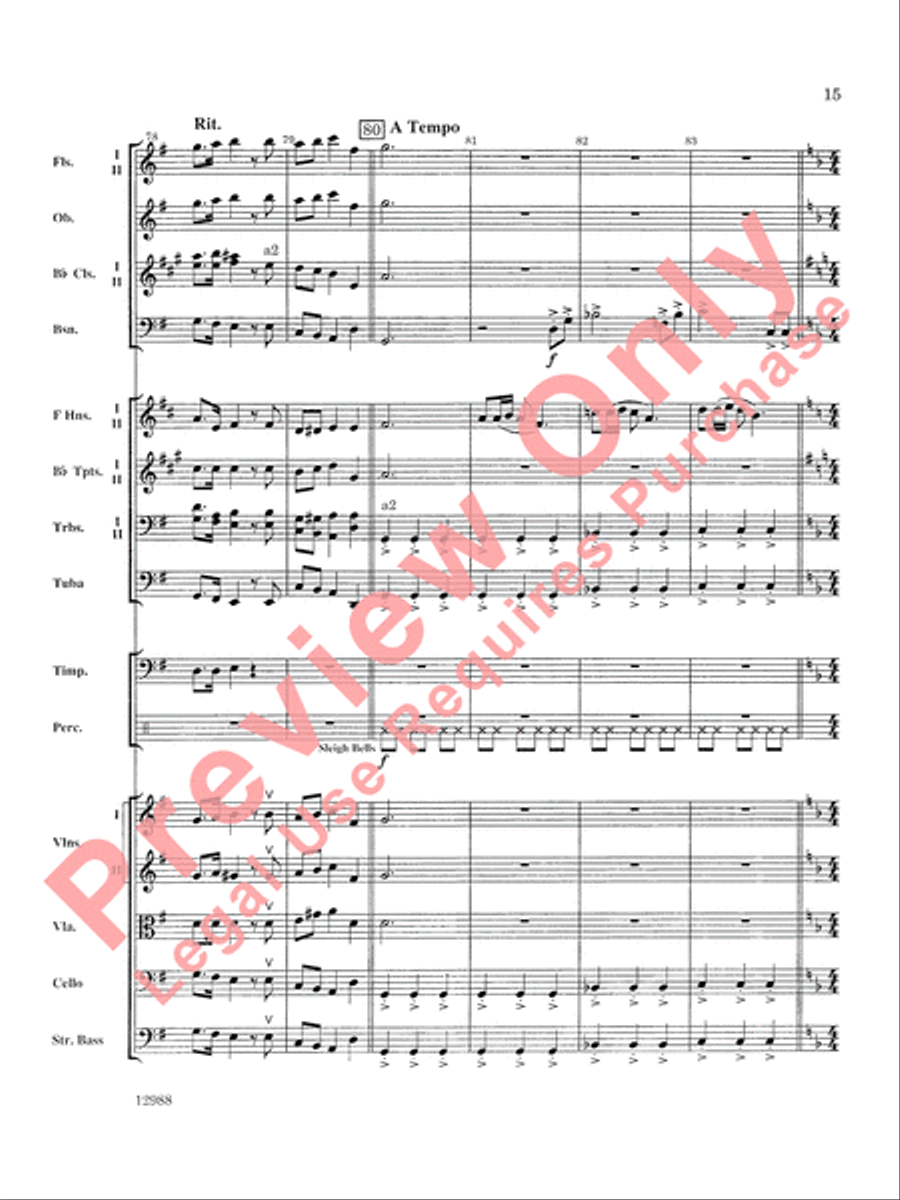 A Bach Christmas A Bach Christmas Full Orchestra scores gallery preview page 16