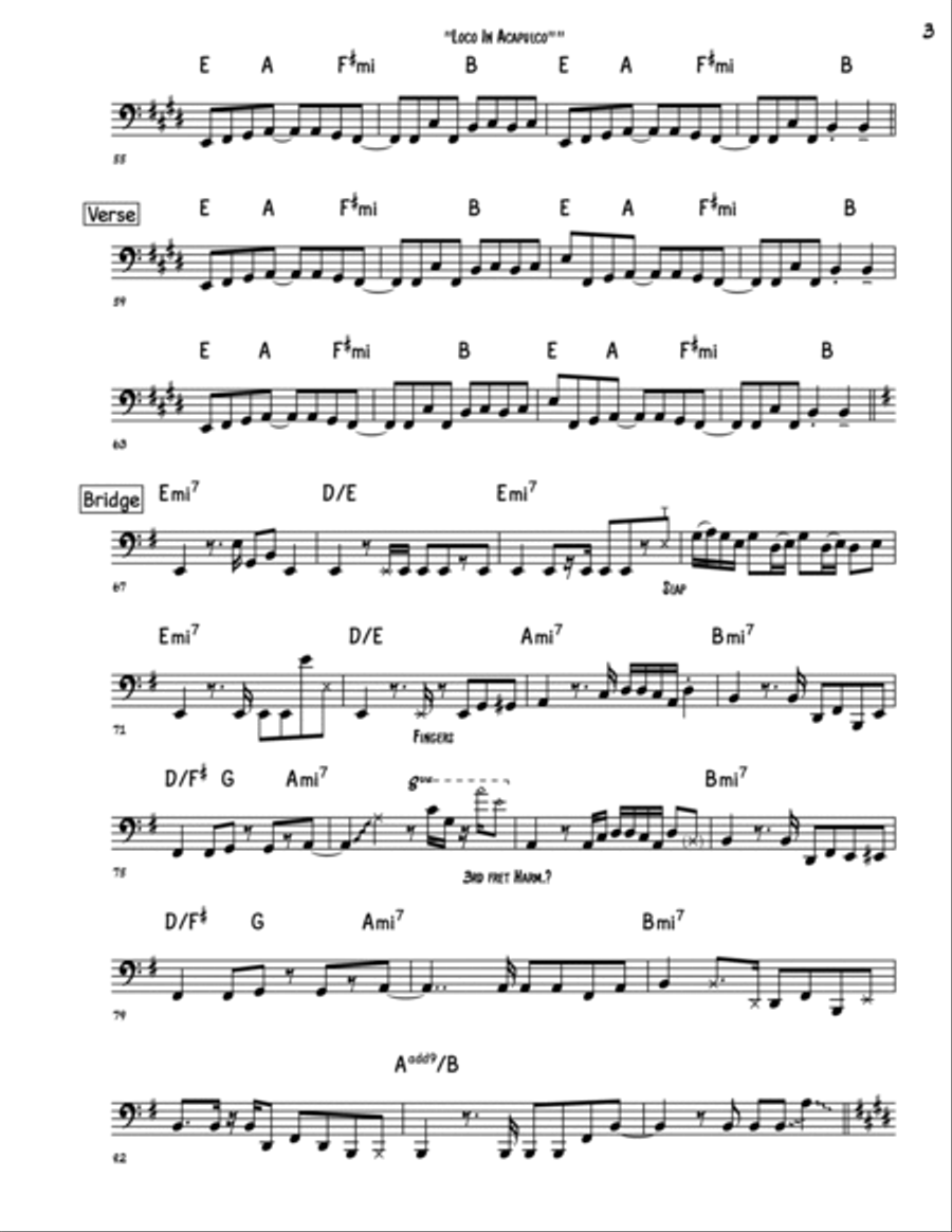 Loco In Acapulco Loco In Acapulco Voice scores gallery preview page 3